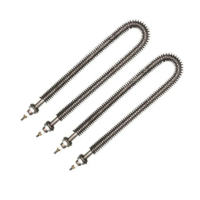 Finned U-type electric heating tubes product photo — 220 V 500 W to 380 V 6 kW for VOC catalytic oxidation preheating